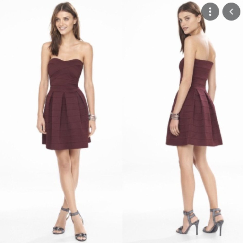 Express Burgundy Dress